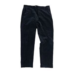 Brooks Brothers Men's Milano Fit Corduroy Black Pants size 36/30